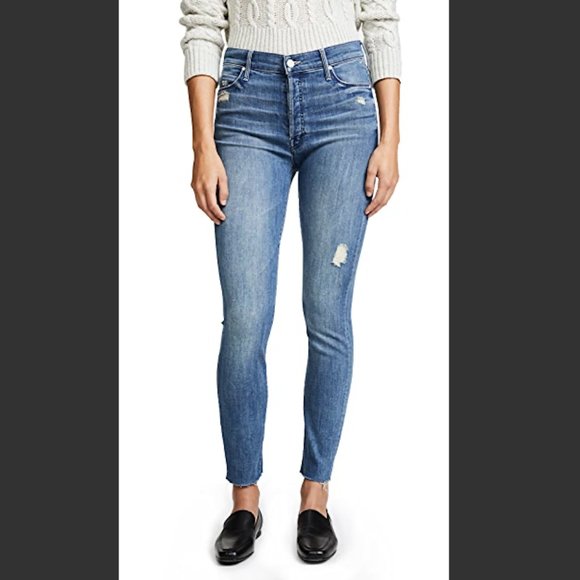 MOTHER Denim - Mother | Stunner Ankle Fray Jeans in Graffiti Girl